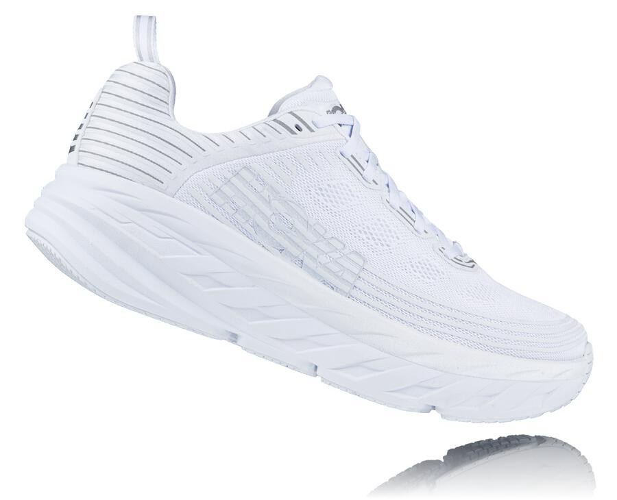 Hoka One One Hardloopschoenen Heren - Bondi 6 - Wit - HV7601539